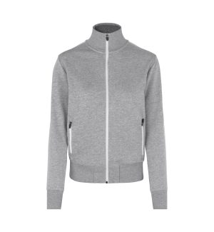 Sweat cardigan | kontrast | dame